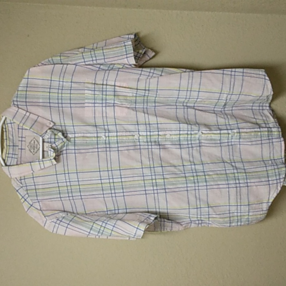 St. John's Bay Men's XL Casual Button Down Salmon Shirt